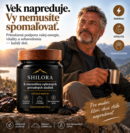 Každodenná energia a vitalita so Shilajitom – SHILORA™