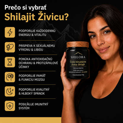 SHILORA® Čistá himalájska živica Shilajit